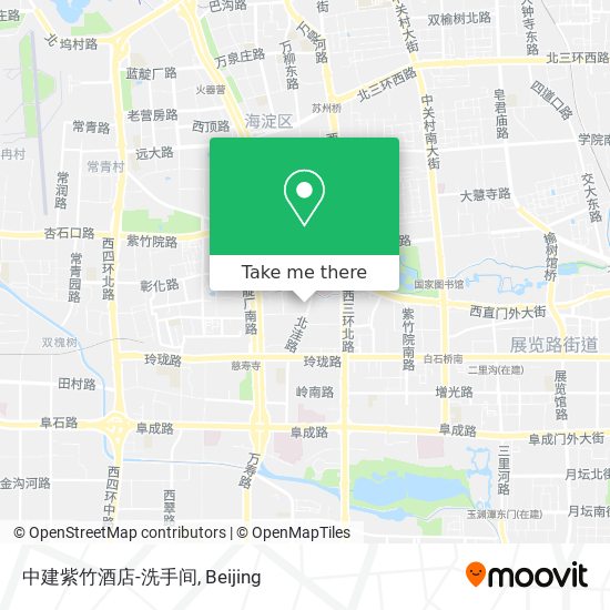 中建紫竹酒店-洗手间 map