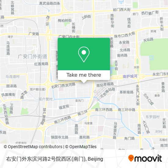 右安门外东滨河路2号院西区(南门) map