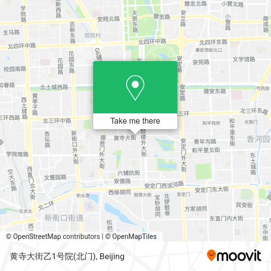 黄寺大街乙1号院(北门) map