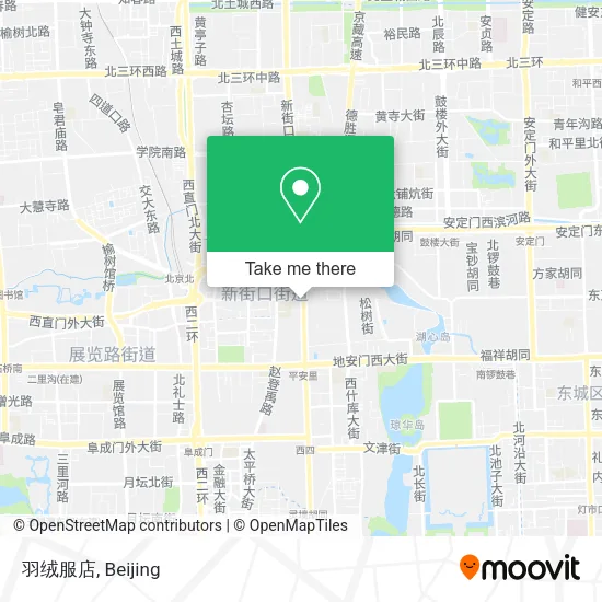 羽绒服店 map