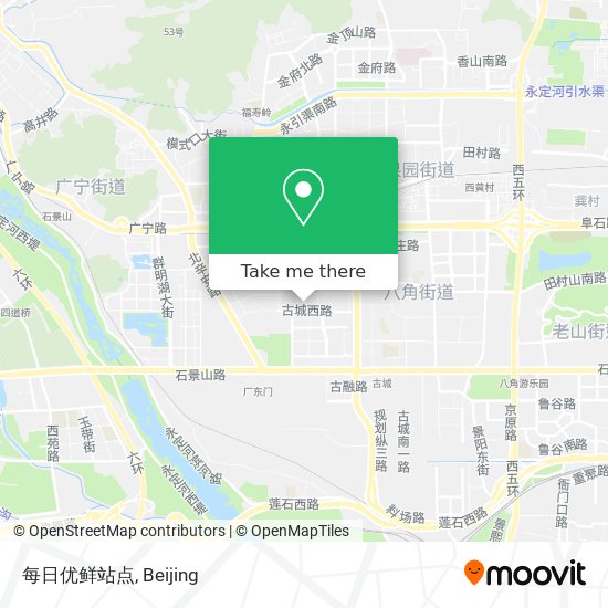 每日优鲜站点 map