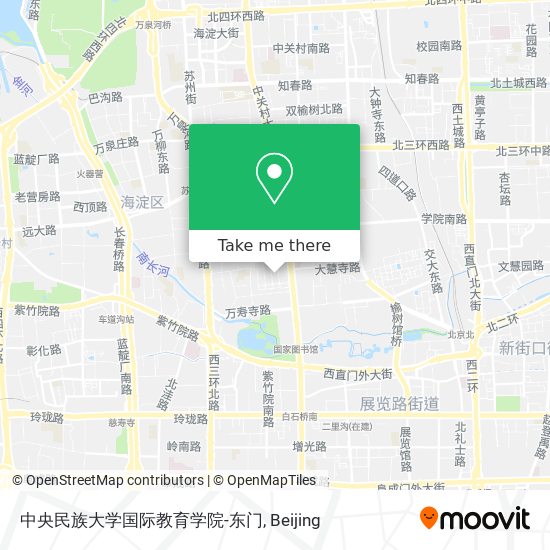 中央民族大学国际教育学院-东门 map