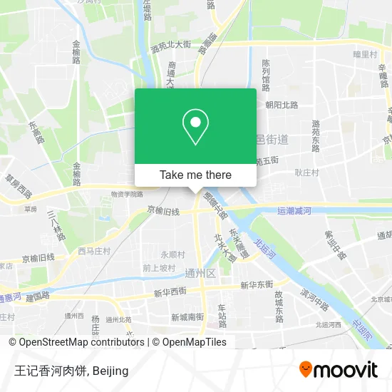 王记香河肉饼 map