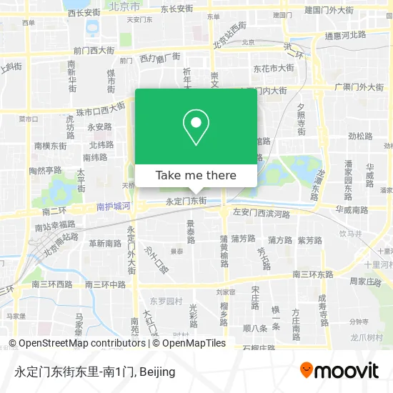 永定门东街东里-南1门 map
