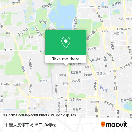 中能大厦停车场-出口 map