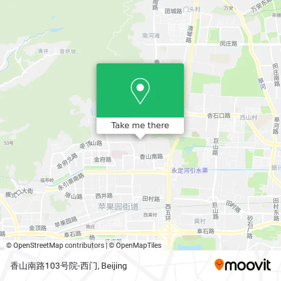 香山南路103号院-西门 map