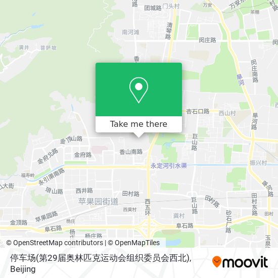 停车场(第29届奥林匹克运动会组织委员会西北) map