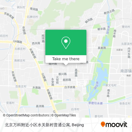 北京万科附近小区水关新村普通公寓 map