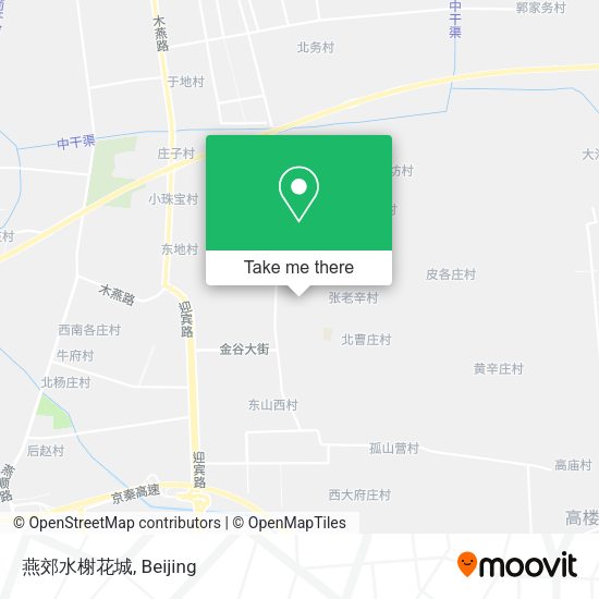 燕郊水榭花城 map