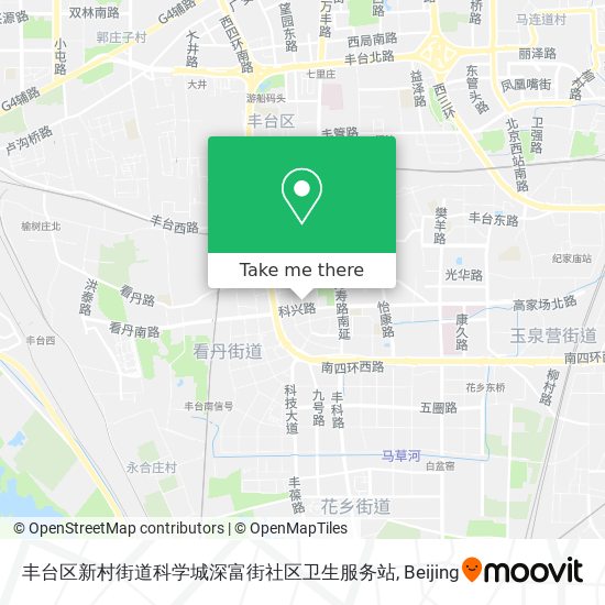 丰台区新村街道科学城深富街社区卫生服务站 map