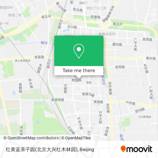 红黄蓝亲子园(北京大兴红木林园) map