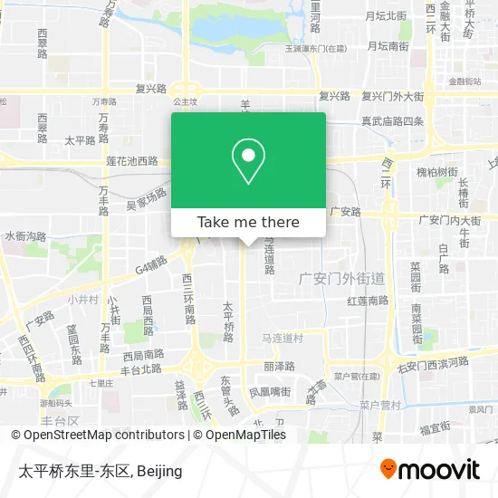 太平桥东里-东区 map