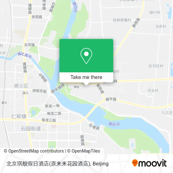 北京琪舰假日酒店(原来来花园酒店) map