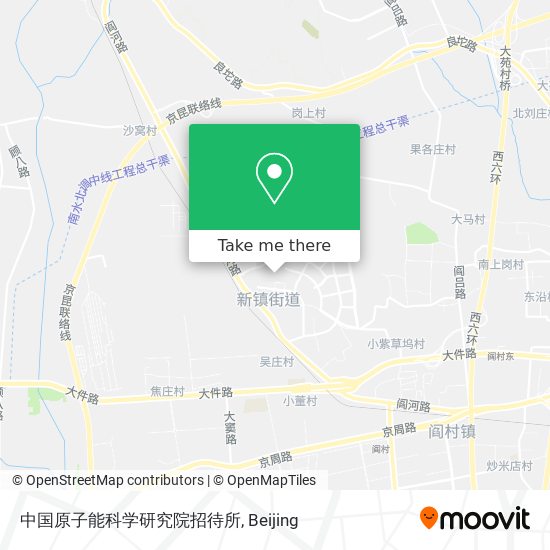 中国原子能科学研究院招待所 map