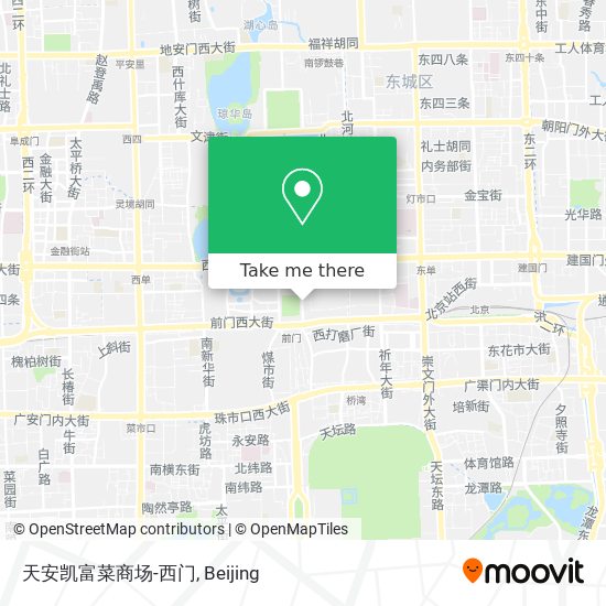 天安凯富菜商场-西门 map