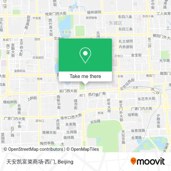 天安凯富菜商场-西门 map