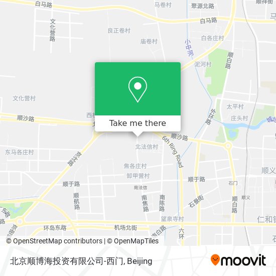 北京顺博海投资有限公司-西门 map