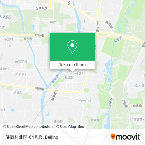 佛满村北区-64号楼 map