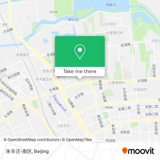 朱辛庄-南区 map