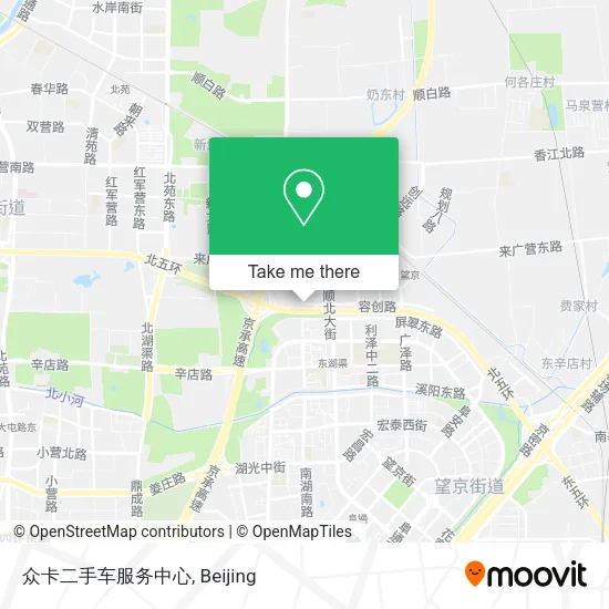 众卡二手车服务中心 map
