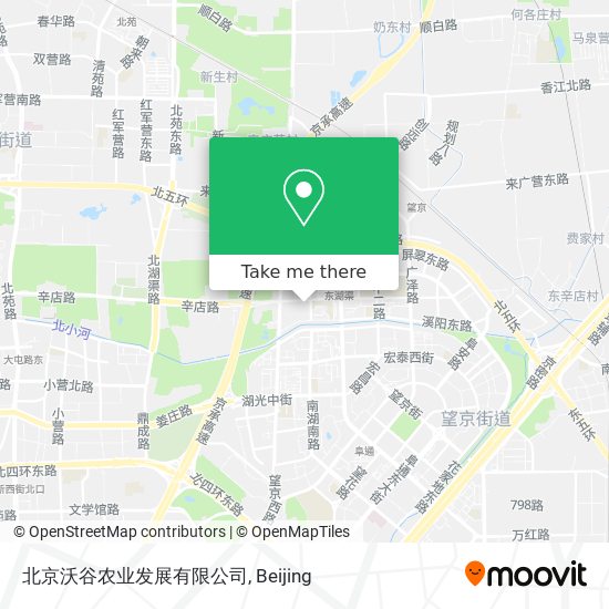 北京沃谷农业发展有限公司 map
