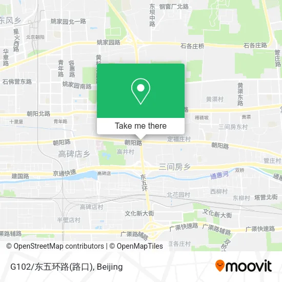 G102/东五环路(路口) map