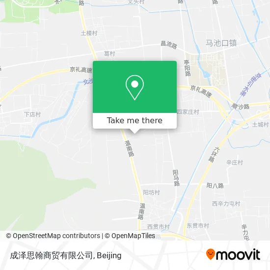 成泽思翰商贸有限公司 map
