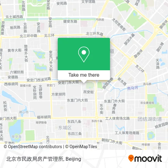 北京市民政局房产管理所 map