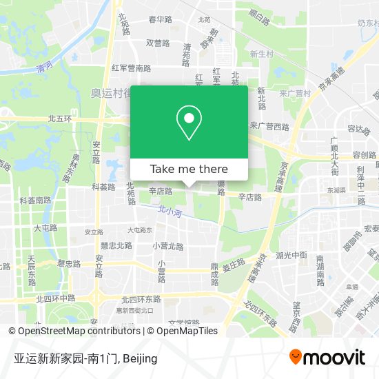 亚运新新家园-南1门 map