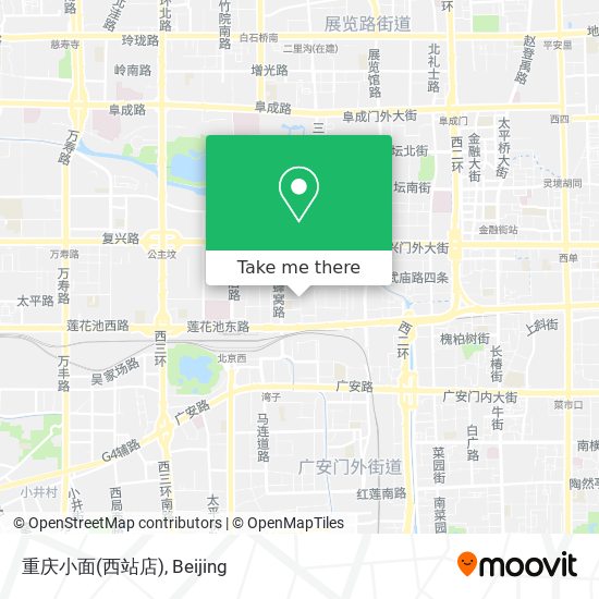 重庆小面(西站店) map