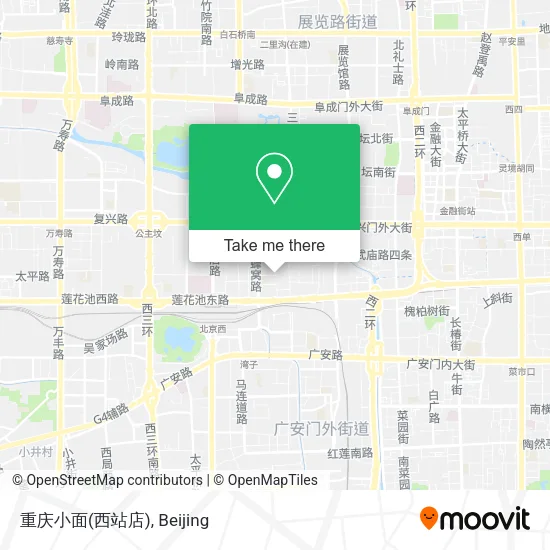 重庆小面(西站店) map