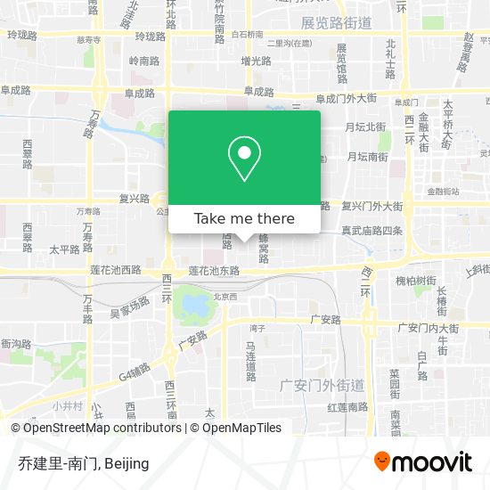 乔建里-南门 map