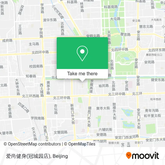 爱尚健身(冠城园店) map