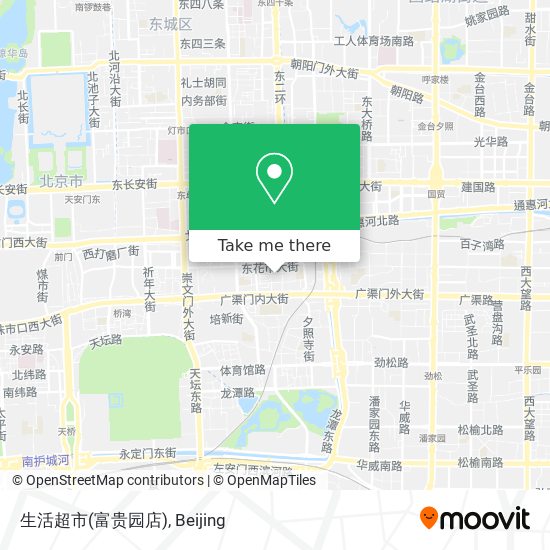 生活超市(富贵园店) map