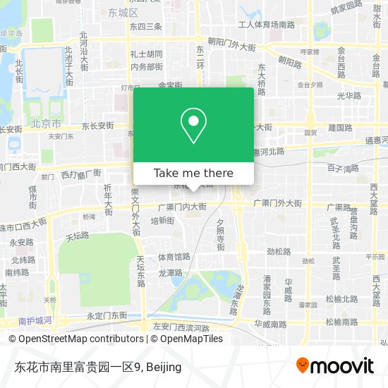 东花市南里富贵园一区9 map
