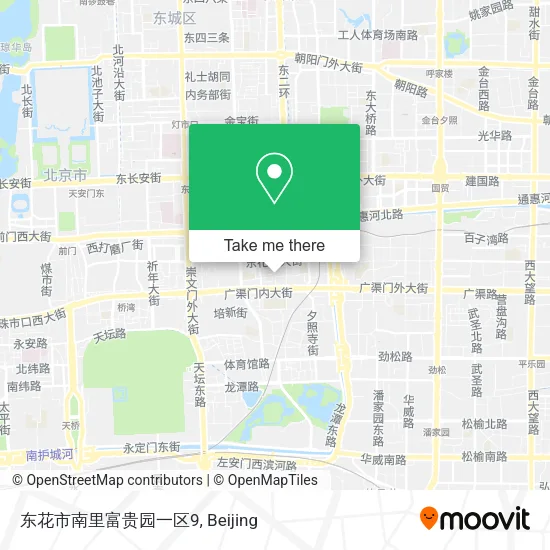 东花市南里富贵园一区9 map