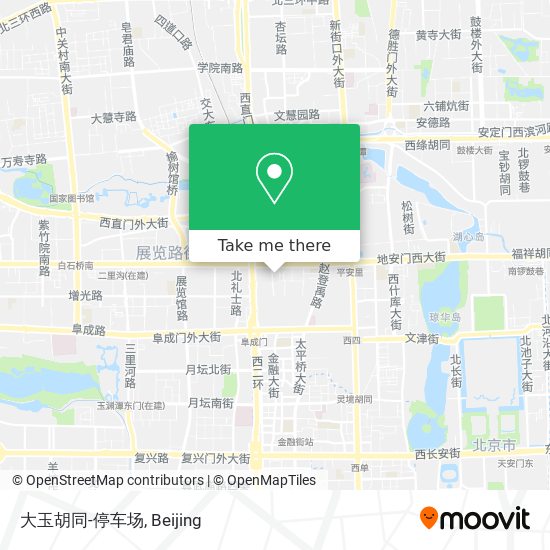 大玉胡同-停车场 map