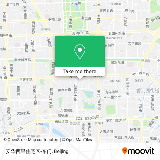 安华西里住宅区-东门 map