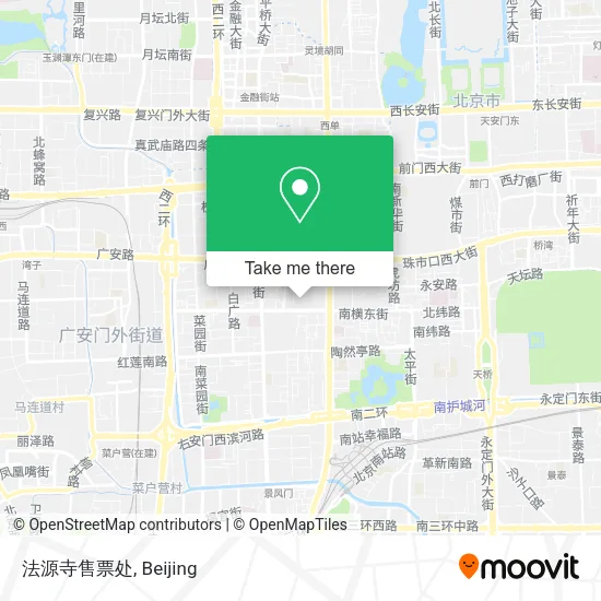 法源寺售票处 map
