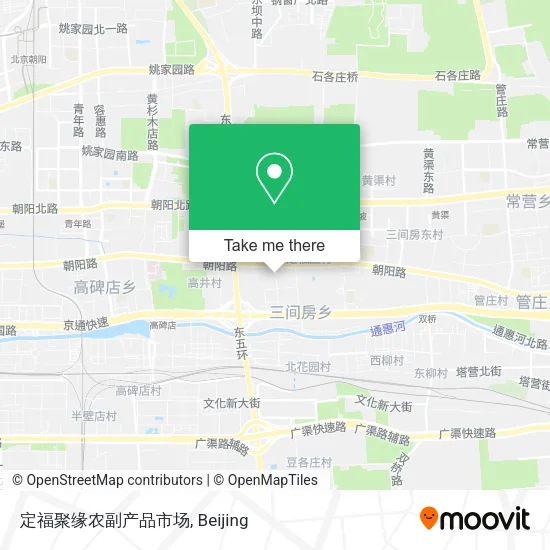 定福聚缘农副产品市场 map