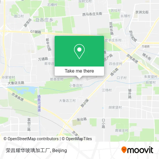 荣昌耀华玻璃加工厂 map