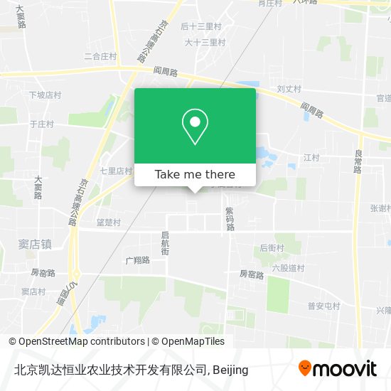 北京凯达恒业农业技术开发有限公司 map