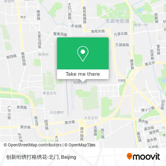 创新绗绣打格绣花-北门 map