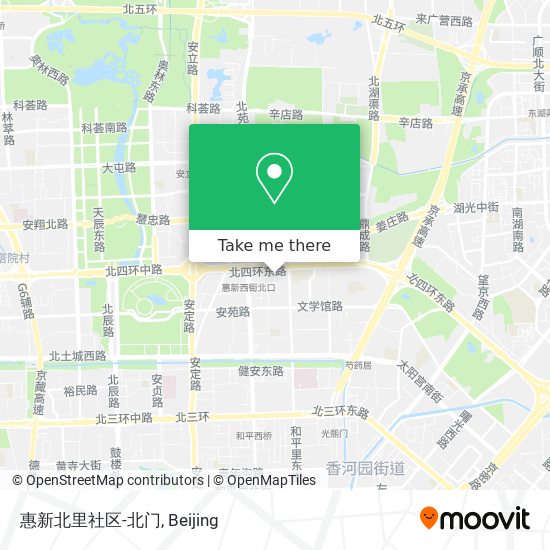 惠新北里社区-北门 map