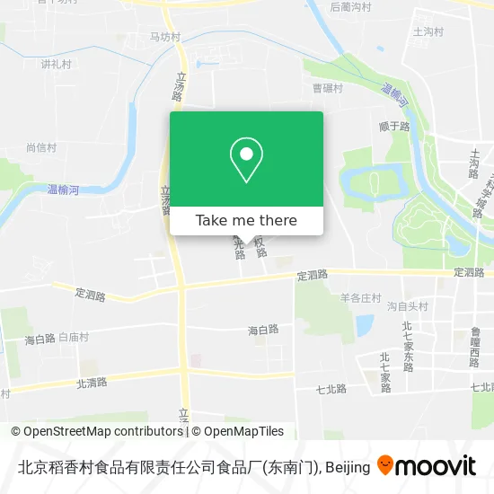 北京稻香村食品有限责任公司食品厂(东南门) map