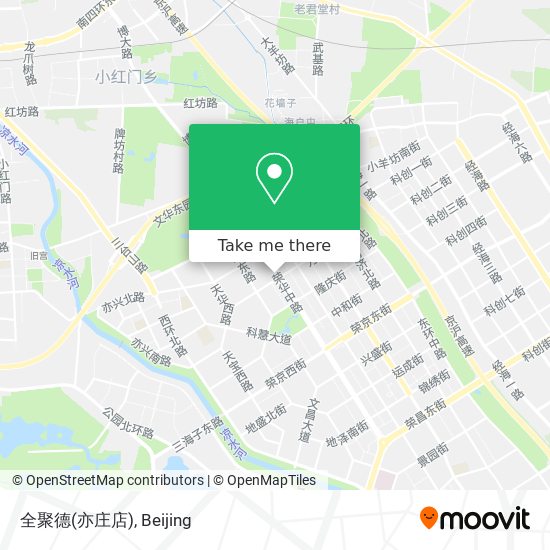 全聚德(亦庄店) map