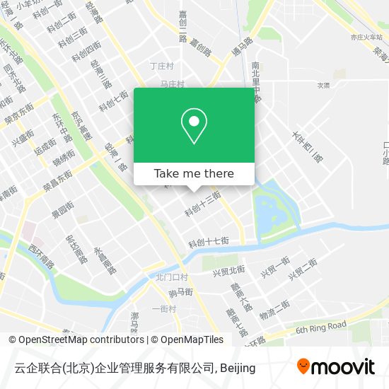 云企联合(北京)企业管理服务有限公司 map