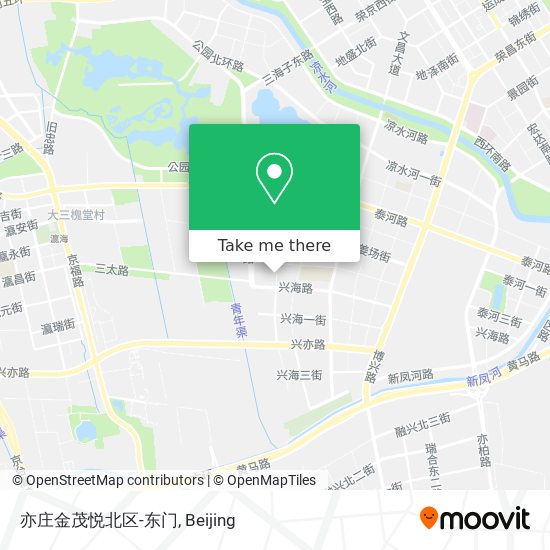 亦庄金茂悦北区-东门 map