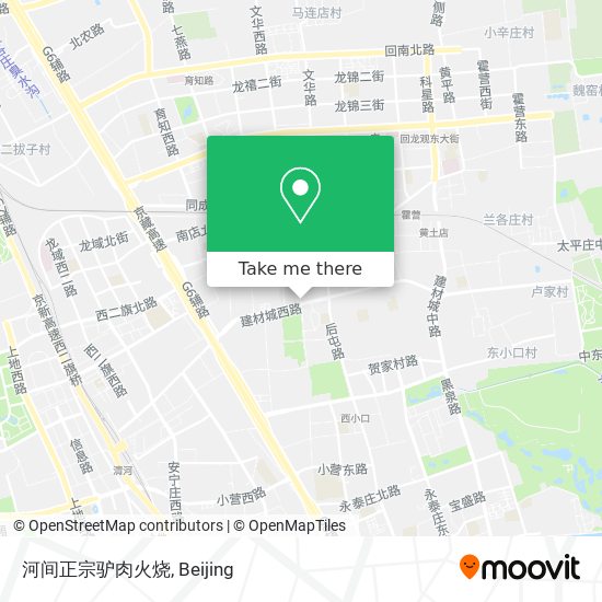 河间正宗驴肉火烧 map