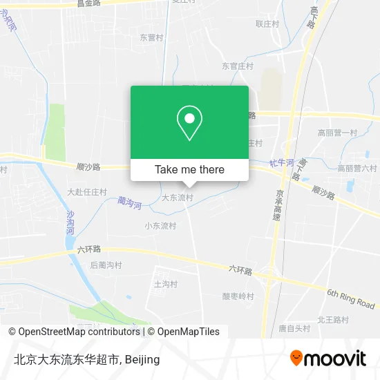 北京大东流东华超市 map